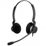 Jabra BIZ 2300 Duo, NC, przewodowy, biuro/centrum obsługi telefonicznej, 150–4500 Hz, 65 g, zestaw słuchawkowy, czarny
