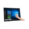 Hannspree HT161HNB monitor komputerowy 39,6 cm (15,6 cala) 1366 x 768 pikseli HD LED Ekran dotykowy Na biurko Czarny