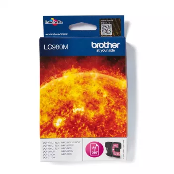 Brother LC980M kaseta z tuszem 1 szt. oryginalna magenta