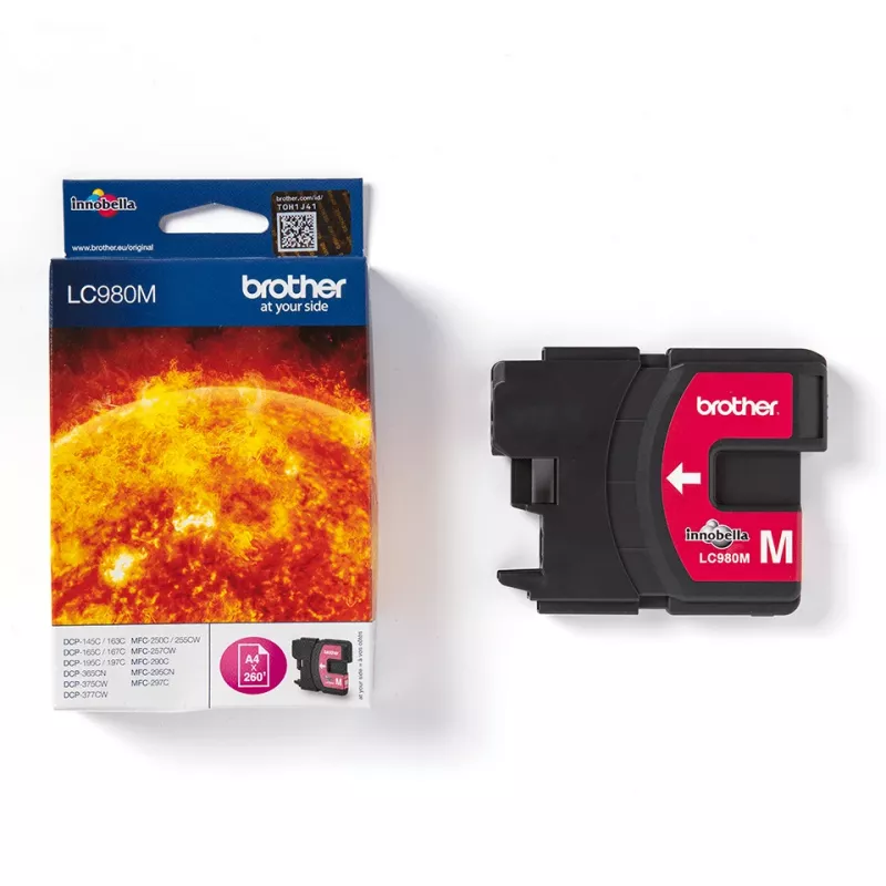 Brother LC980M kaseta z tuszem 1 szt. oryginalna magenta