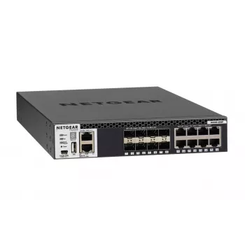 NETGEAR M4300-8X8F Zarządzalny przełącznik L3 10G Ethernet (100/1000/10000) 1U Czarny