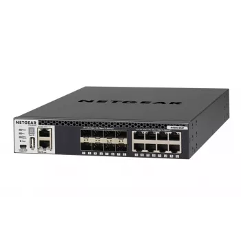 NETGEAR M4300-8X8F Zarządzalny przełącznik L3 10G Ethernet (100/1000/10000) 1U Czarny