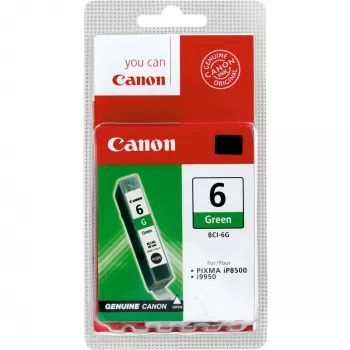 Canon BCI-6G Zielony wkład atramentowy, Zielony, Atrament pigmentowy, 1 szt., 2300 stron