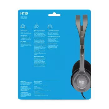 LOGITECH H110 - 3.5mm - Zestaw słuchawkowy stereo