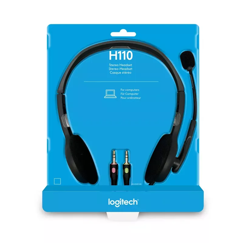 LOGITECH H110 - 3.5mm - Zestaw słuchawkowy stereo