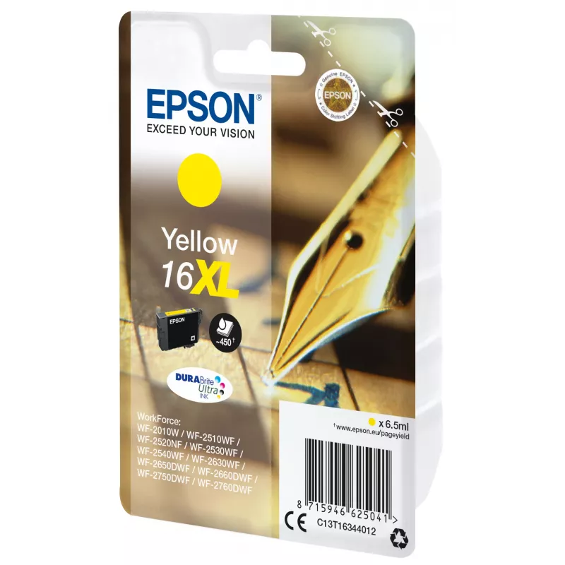 Epson Pen and crossword Singlepack żółty 16XL DURABrite Ultra Ink
