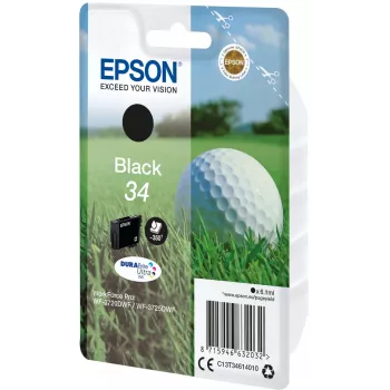 Epson Golf ball Singlepack Czarny 34 DURABrite Ultra Ink