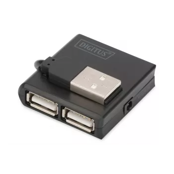 Koncentrator USB 2.0 High-speed 4 porty DIGITUS (da-70217)