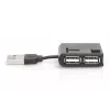 Koncentrator USB 2.0 High-speed 4 porty DIGITUS (da-70217)