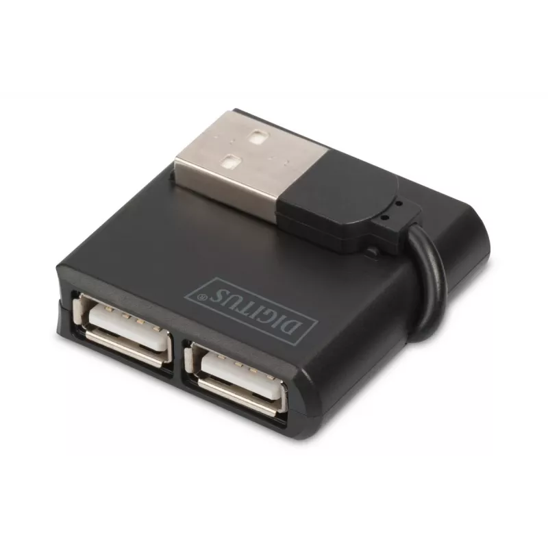 Koncentrator USB 2.0 High-speed 4 porty DIGITUS (da-70217)