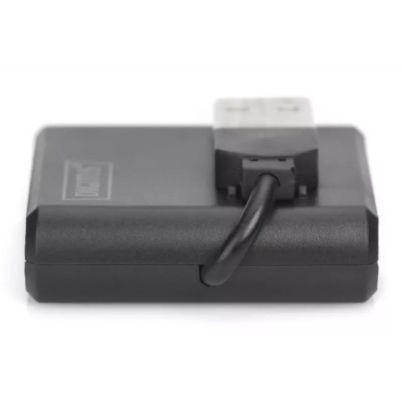 Koncentrator USB 2.0 High-speed 4 porty DIGITUS (da-70217)