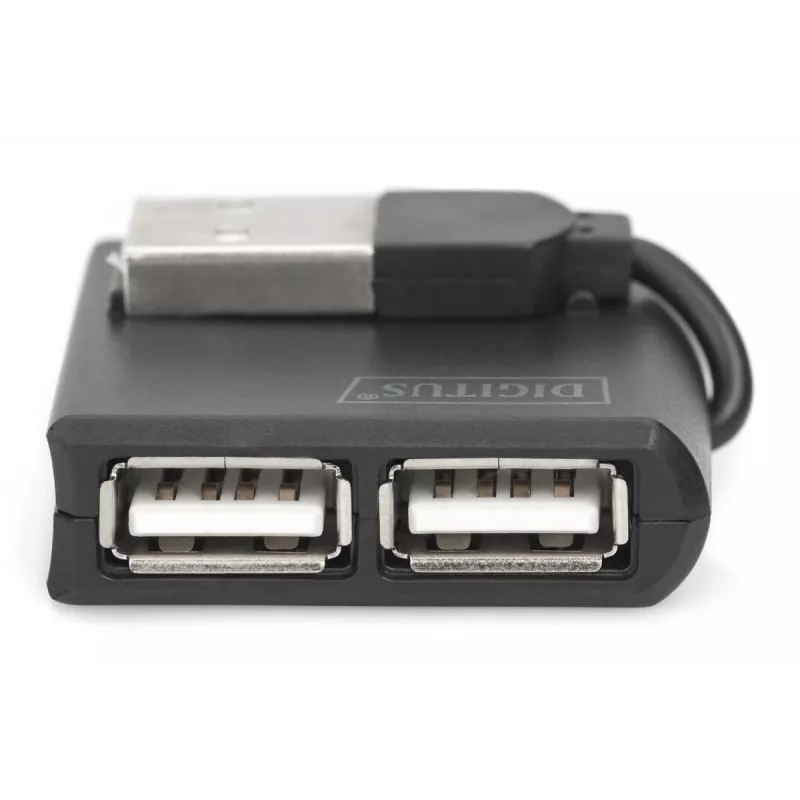 Koncentrator USB 2.0 High-speed 4 porty DIGITUS (da-70217)