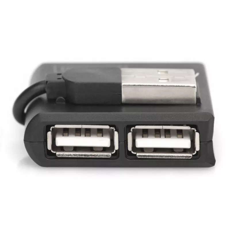 Koncentrator USB 2.0 High-speed 4 porty DIGITUS (da-70217)
