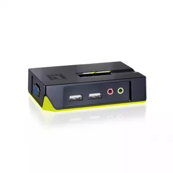 LevelOne 2-portowy przełącznik KVM USB VGA z obsługą dźwięku