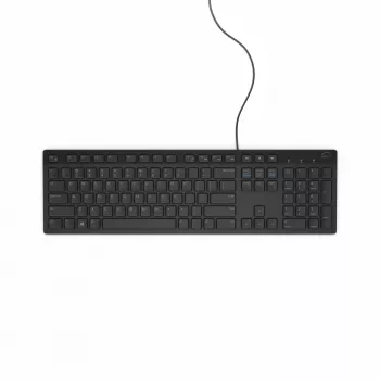 DELL klawiatura przewodowa - KB216 - niemiecka (QWERTZ) - czarna, pełnowymiarowa (100%), przewodowa, USB, QWERTZ, czarna