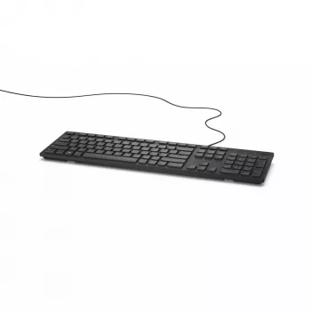 DELL klawiatura przewodowa - KB216 - niemiecka (QWERTZ) - czarna, pełnowymiarowa (100%), przewodowa, USB, QWERTZ, czarna