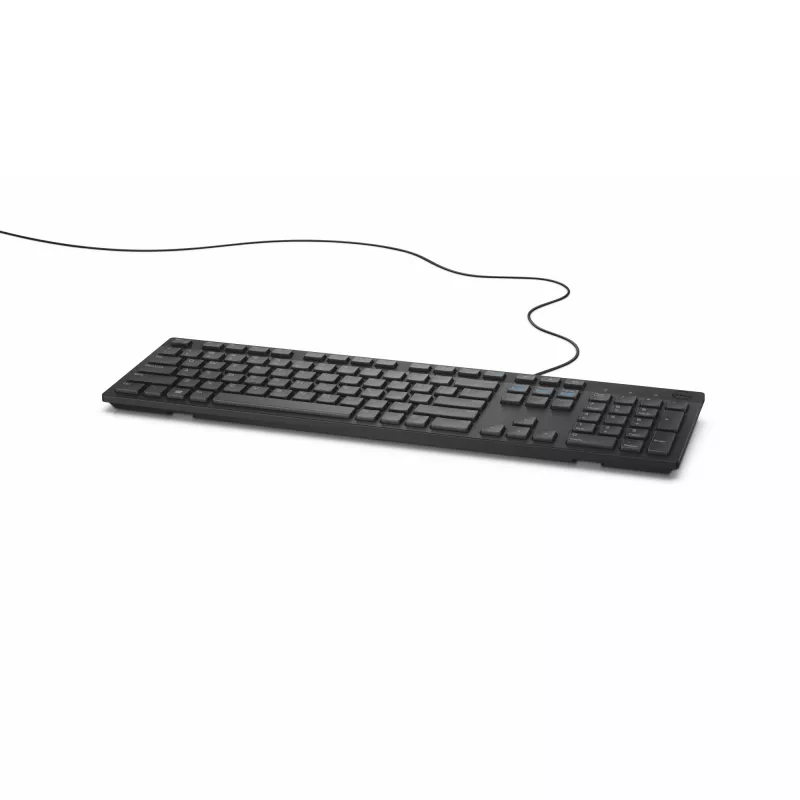 DELL klawiatura przewodowa - KB216 - niemiecka (QWERTZ) - czarna, pełnowymiarowa (100%), przewodowa, USB, QWERTZ, czarna