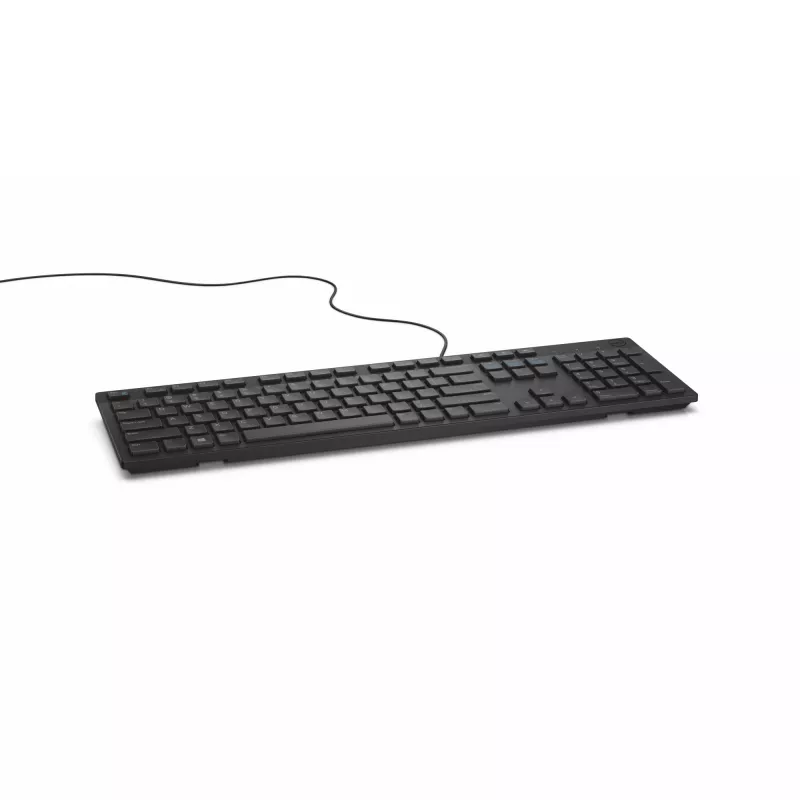 DELL klawiatura przewodowa - KB216 - niemiecka (QWERTZ) - czarna, pełnowymiarowa (100%), przewodowa, USB, QWERTZ, czarna