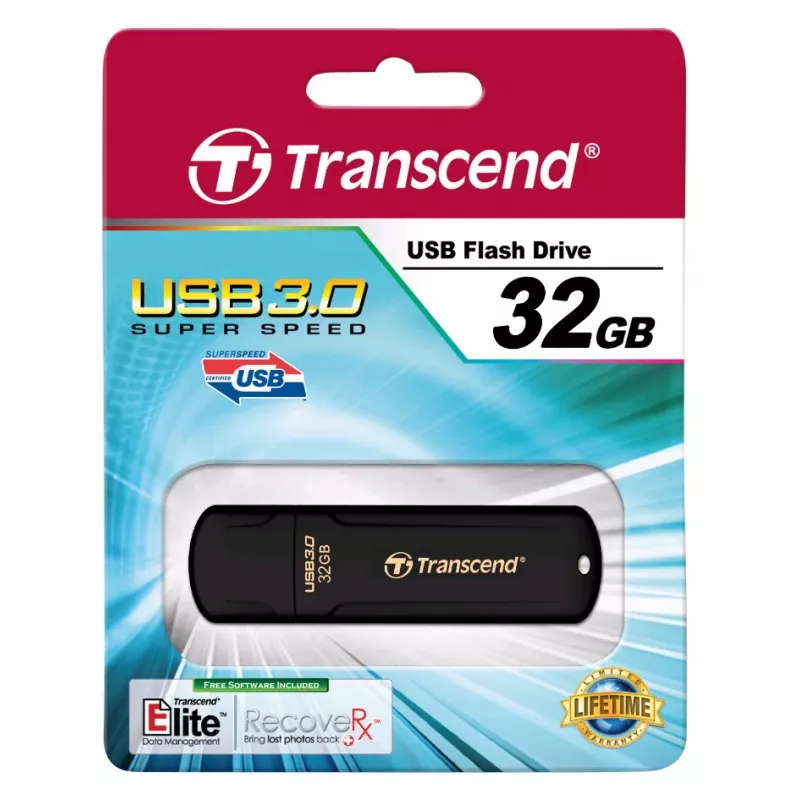 TRANSCEND Jetflash 700 - 32 GB pamięć USB - USB 3.0 - czarny