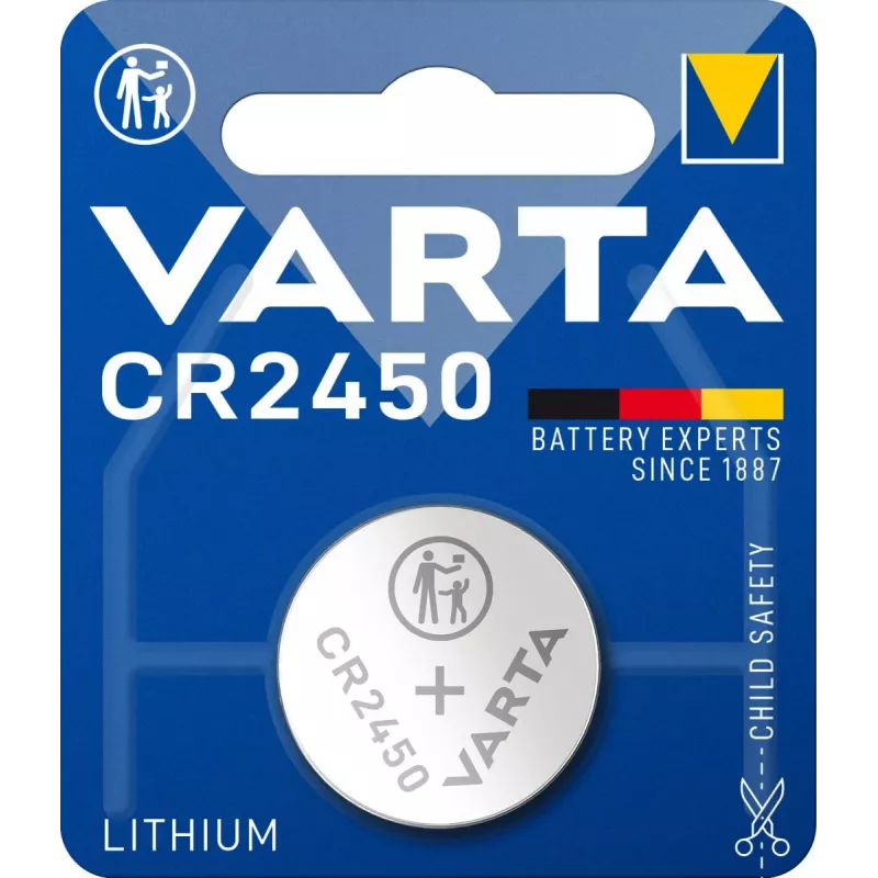 Bateria litowa guzikowa VARTA CR2450 3V