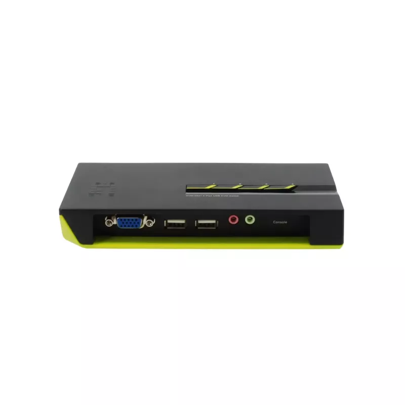 LevelOne 4-Portowy przełącznik KVM USB VGA z obsługą audio