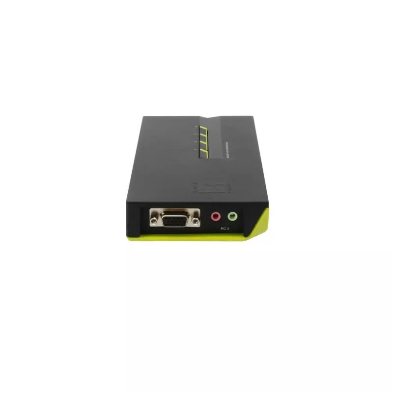 LevelOne 4-Portowy przełącznik KVM USB VGA z obsługą audio