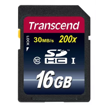 Pamięć Flash Transcend 16GB SDHC Klasa 10 TS16GSDHC10