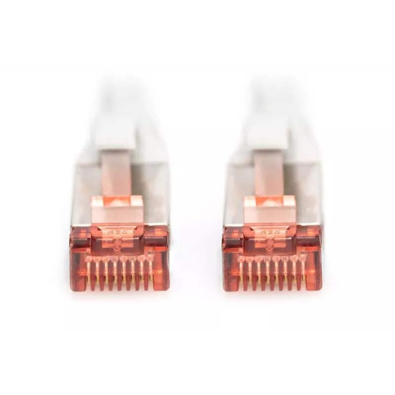 Kabel krosowy DIGITUS - CAT6 - S/FTP - Snagless - Cu - 5m - szary