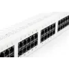 DIGITUS CAT 3 ISDN Patch Panel, nieekranowany 50-portów RJ45, 8P4C, LSA, 1U, montaż w szafie, kolor szary RAL 7035