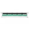 DIGITUS CAT 3 ISDN Patch Panel, nieekranowany 25-portowy RJ45, 8P4C, LSA, 1U, montaż w szafie, kolor szary RAL 7035
