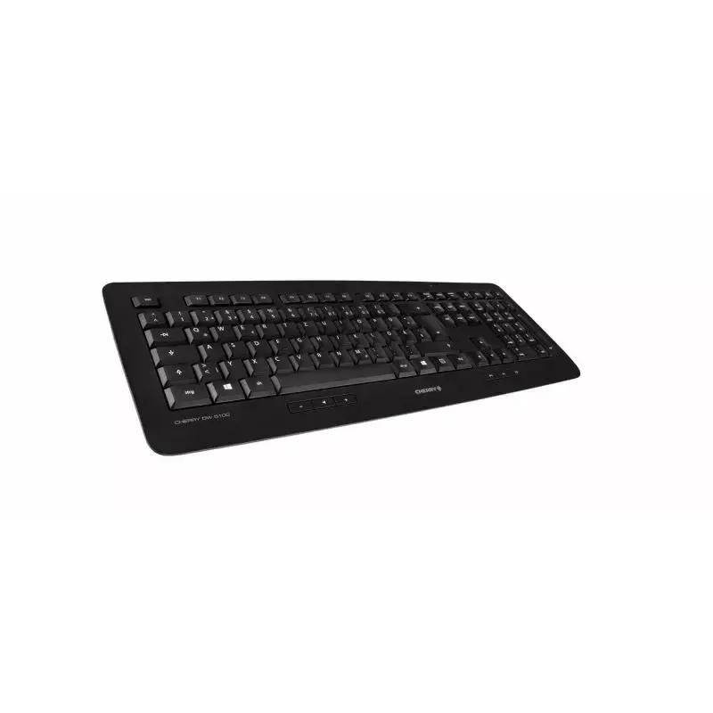 CHERRY DW 5100 klawiatura mysz w zestawie Uniwersalny RF Bezprzewodowy QWERTZ niemiecki Czarny