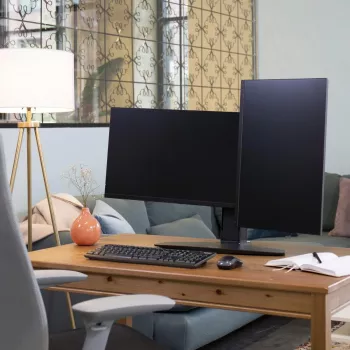 Podstawka podnosząca podwójny monitor Ergotron Neo Flex 62.2 cm czarna