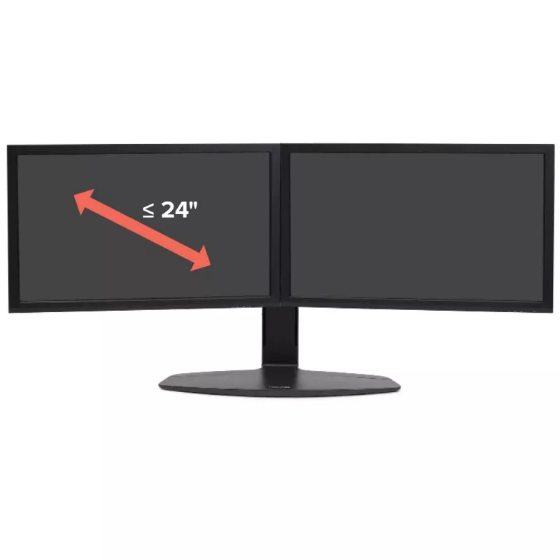 Podstawka podnosząca podwójny monitor Ergotron Neo Flex 62.2 cm czarna