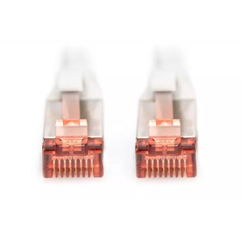 Kabel krosowy DIGITUS - CAT6 - S/FTP - Snagless - Cu - 1m - szary