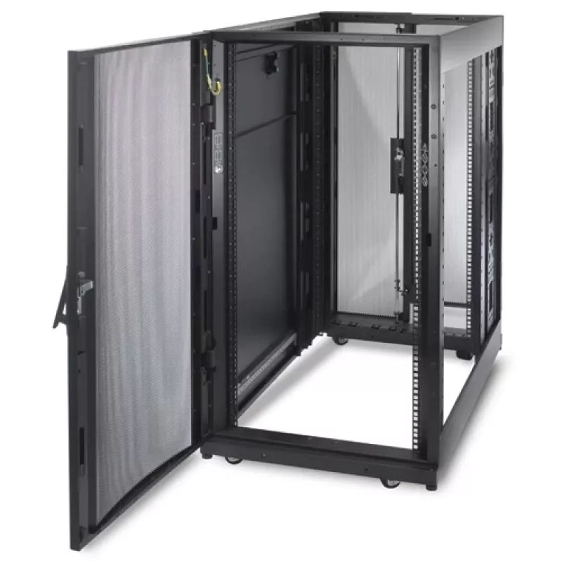APC NetShelter SX, obudowa szafy serwerowej, 24U, czarna, 1198,5W x 600Sz x 1070Gł mm