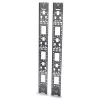 APC NetShelter SX, obudowa szafy serwerowej, 24U, czarna, 1198,5W x 600Sz x 1070Gł mm