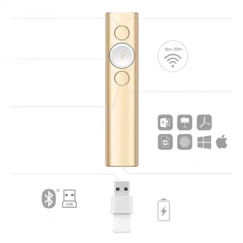 LOGITECH Spotlight Pilot Prezentacyjny - Złoty