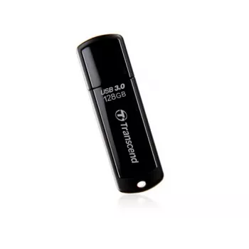TRANSCEND Jetflash 700 - 128 GB Pamięć USB - USB 3.0 - Czarny