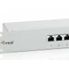 Equip 24-Port Cat.6 Shielded Patch Panel, Light szary