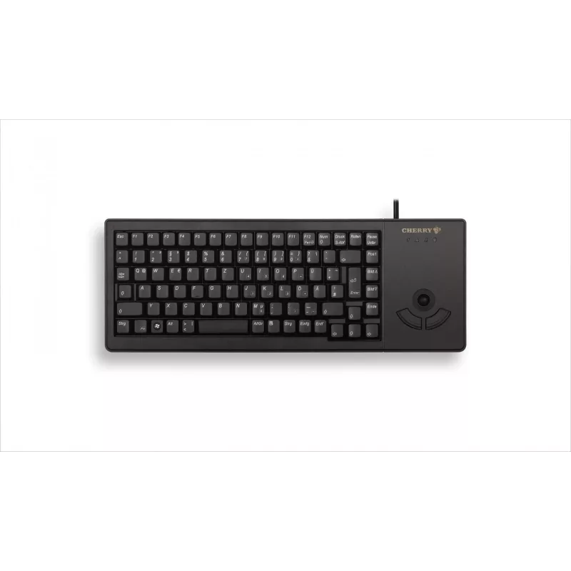 CHERRY XS Trackball G84-5400 klawiatura biurowa USB QWERTZ niemiecka czarna