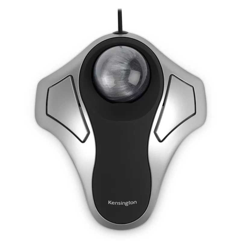 Kensington Orbit Optical Trackball, symetryczna, optyczna, USB Type-A, srebrna