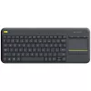 LOGITECH Bezprzewodowa klawiatura dotykowa K400 Plus - Czarny - Qwerty Holenderski