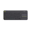 LOGITECH Bezprzewodowa klawiatura dotykowa K400 Plus - Czarny - Qwerty Holenderski