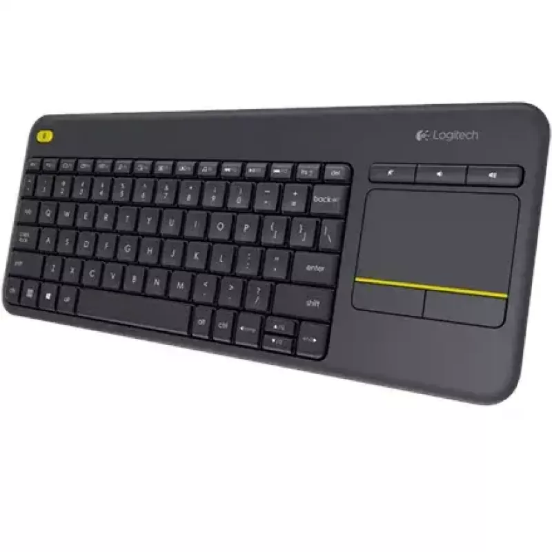 LOGITECH Bezprzewodowa klawiatura dotykowa K400 Plus - Czarny - Qwerty Holenderski