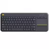 LOGITECH Bezprzewodowa klawiatura dotykowa K400 Plus - Czarny - Qwerty Holenderski