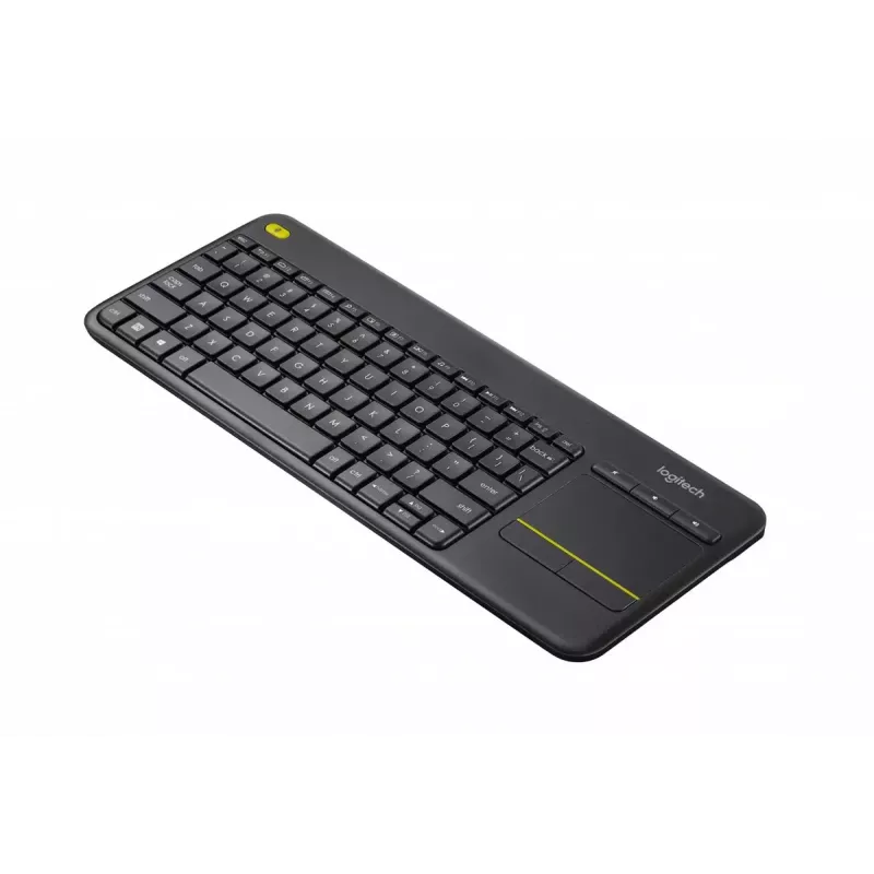 LOGITECH Bezprzewodowa klawiatura dotykowa K400 Plus - Czarny - Qwerty Holenderski
