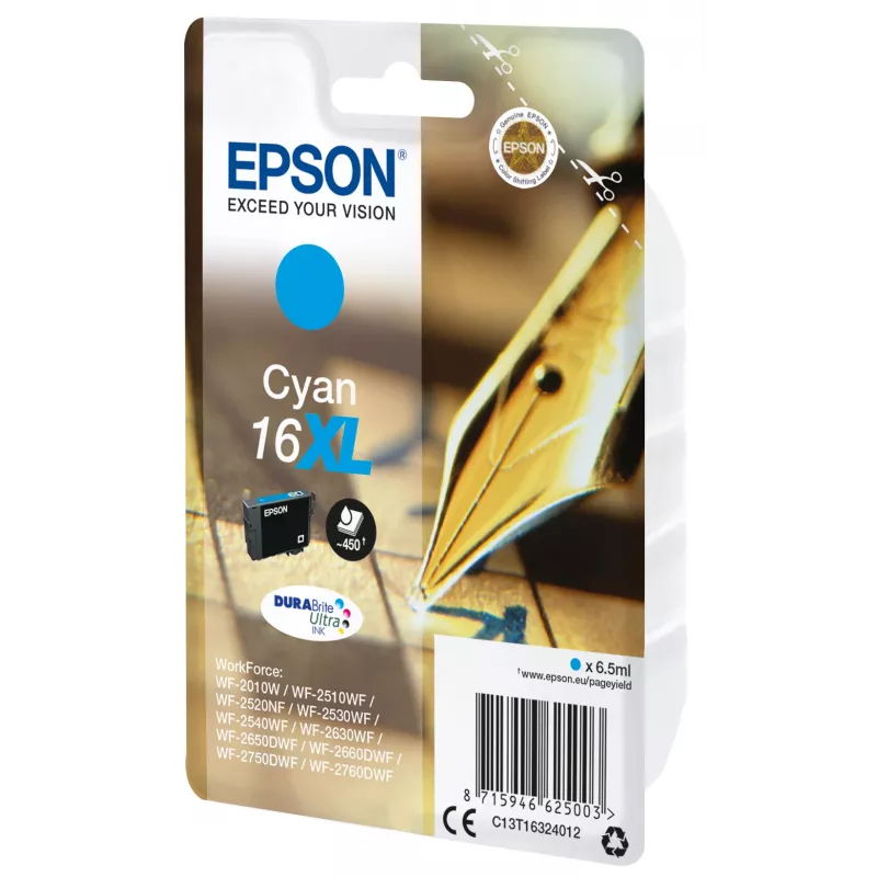Epson Pen and crossword Singlepack cyjan 16XL DURABrite Ultra Ink