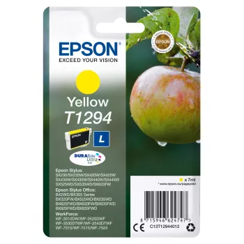 Epson Apple Singlepack żółty T1294 DURABrite Ultra Ink, żółty, atrament pigmentowy, 7 ml, 1 szt., 616 stron