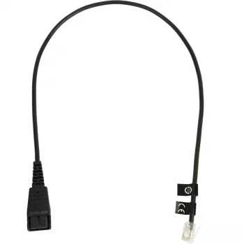 Telephone kabel Jabra 8800-00-01 QD RJ10 0.5 m Czarny