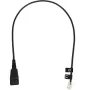 Telephone kabel Jabra 8800-00-01 QD RJ10 0.5 m Czarny